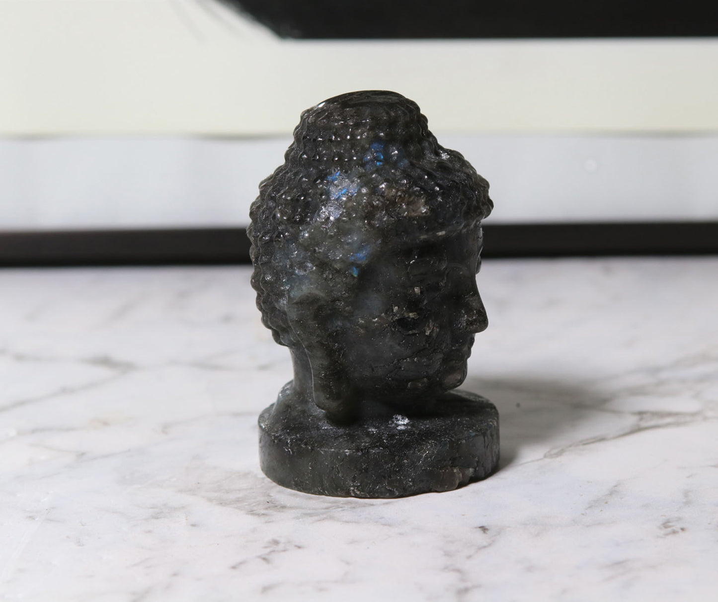 Labradorite Buddha