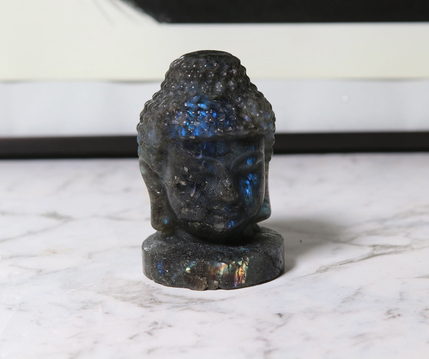 Labradorite Buddha