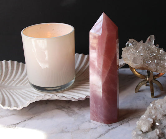 AAA Rose Quartz Tower RQ1