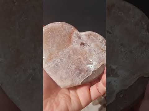 Pink Amethyst Heart 45