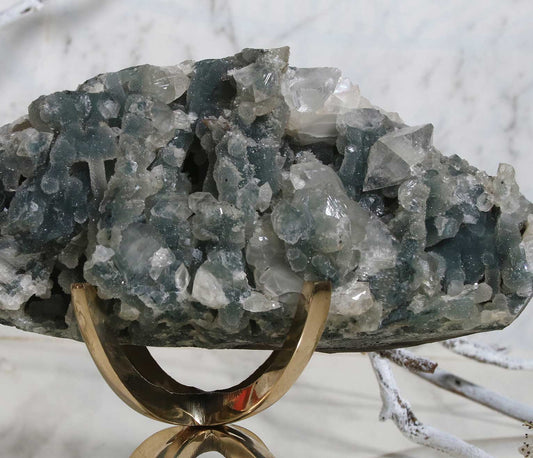 Blue Chalcedony and Apophyllite BA02