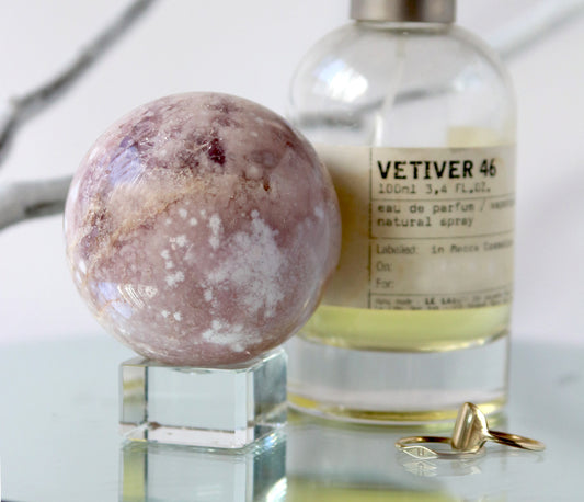 Pink Amethyst & Flower agate