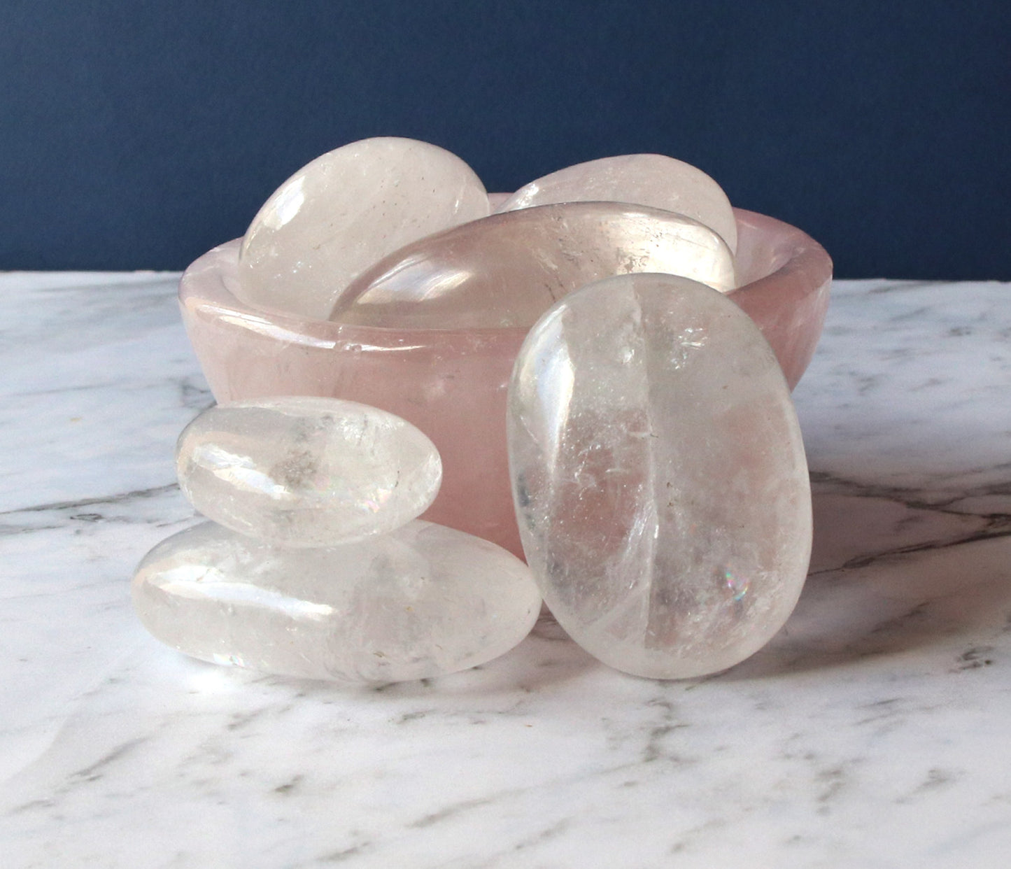 Himalayan Quartz Palm stones