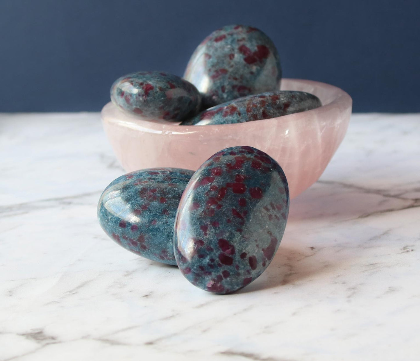 Ruby Kyanite Palm stones