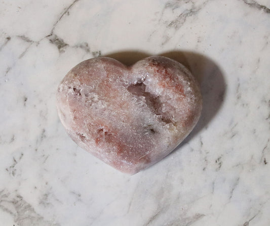 Pink Amethyst Heart 45