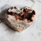 Druzy Pink Amethyst Heart 37