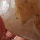 Agate Moon and Pink Amethyst Heart 15