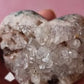 Agate Moon and Pink Amethyst Heart 16