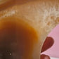 Agate Moon and Pink Amethyst Heart 11