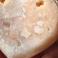 Agate Moon and Pink Amethyst Heart 13