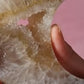 Agate Moon and Pink Amethyst Heart 12