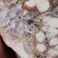 Druzy Pink Amethyst Heart 36