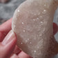 Agate Moon and Pink Amethyst Heart 24