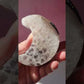 Agate Moon and Pink Amethyst Heart 17