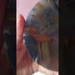 Agate Moon and Pink Amethyst Heart 13