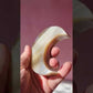 Agate Moon and Pink Amethyst Heart 05