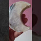 Agate Moon and Pink Amethyst Heart 18