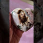 Agate Moon and Pink Amethyst Heart 32