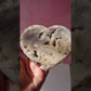 Agate Moon and Pink Amethyst Heart 20