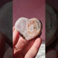 Agate Moon and Pink Amethyst Heart 06