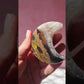 Agate Moon and Pink Amethyst Heart 03
