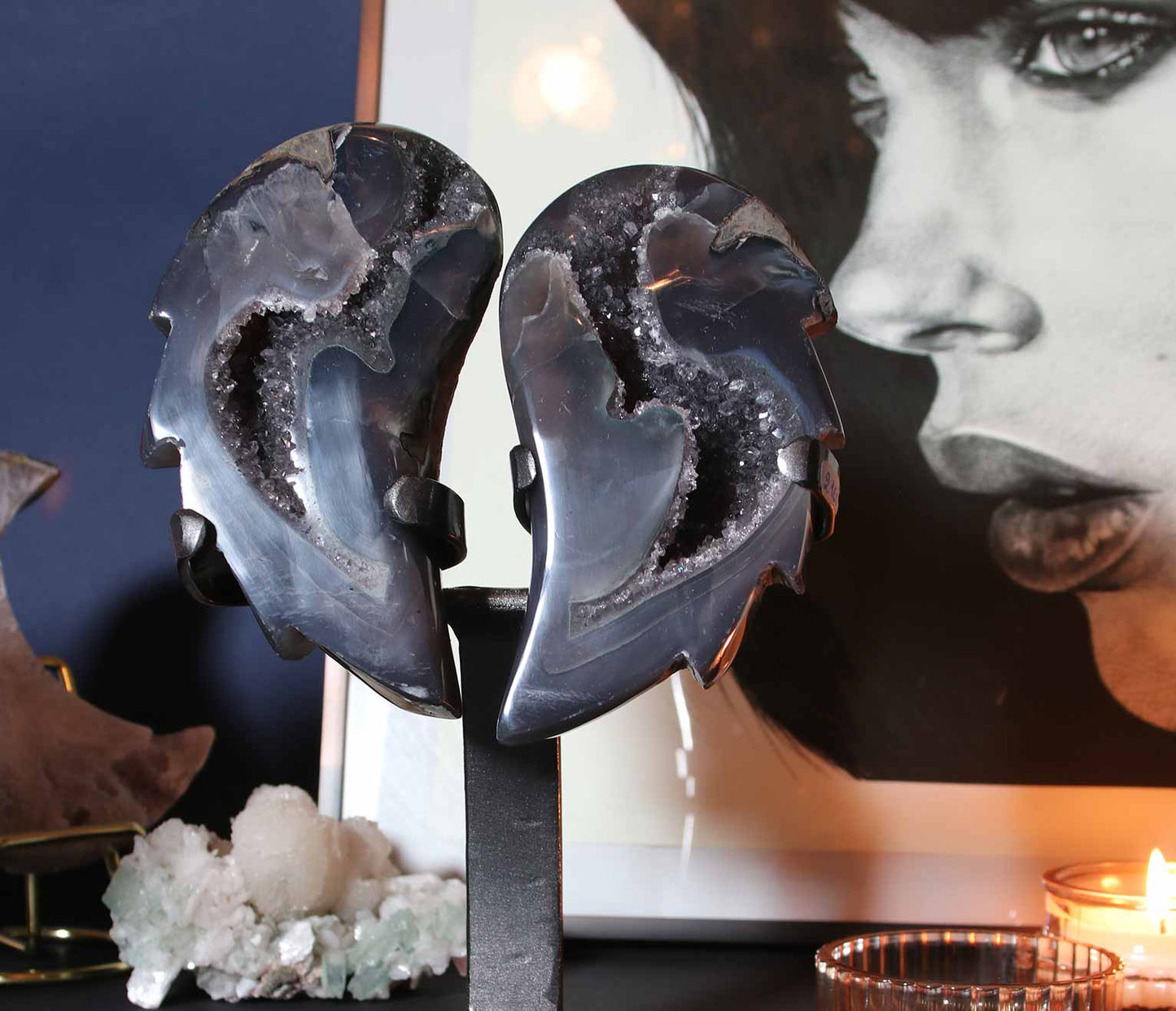 Agate Angel Crystal Wings