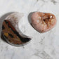 Agate Moon and Pink Amethyst Heart 03