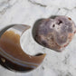 Agate Moon and Pink Amethyst Heart 05